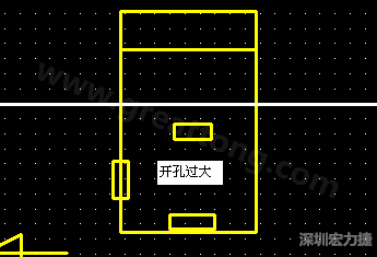 PCB設(shè)計(jì)時(shí)后焊元件焊盤開孔過大容易使焊錫流進(jìn)插座造成短路。