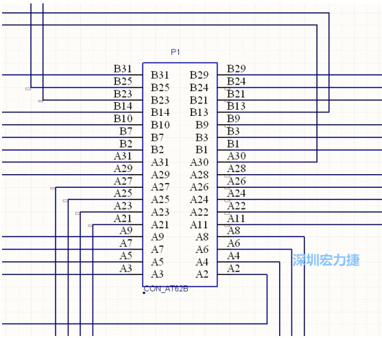 雙擊 1.SchDoc，文件可以被正常打開，下圖是其中的一部分：
