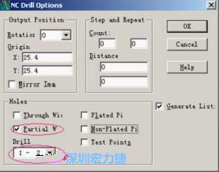 轉(zhuǎn)完Gerber后，接著還需轉(zhuǎn)鉆孔，通孔和盲、埋孔的轉(zhuǎn)法有所不同，轉(zhuǎn)通孔只須點(diǎn)擊Add，在彈出的窗口Document Name輸入文件名