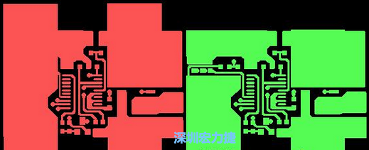 此操作可使文件中大部分的焊盤輸出后仍為焊盤，不會成為線性焊盤，并且不會產(chǎn)生像下圖一樣的短路情況