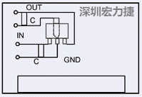 圖3：降壓電路的PCB設(shè)計示例。