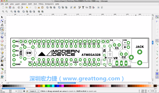 既然你有一個以電路板為背景的清晰影像了，使用向量工具將要絲印的圖像畫在上面吧，下面有一個例子。