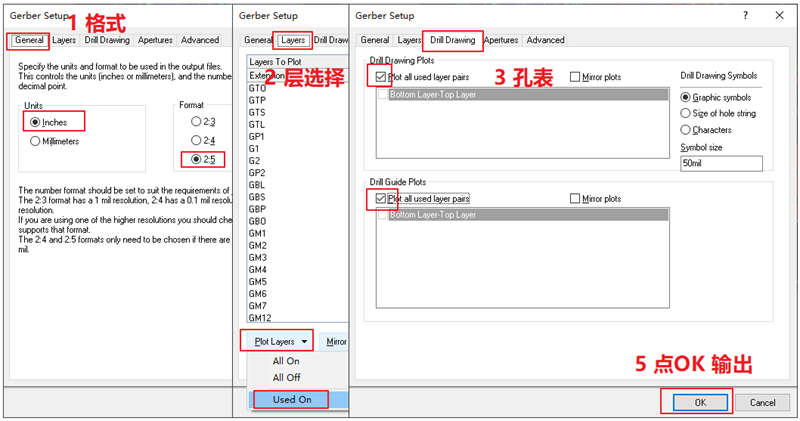 輸出Gerber部分，F(xiàn)ile下選擇 Gerber Files